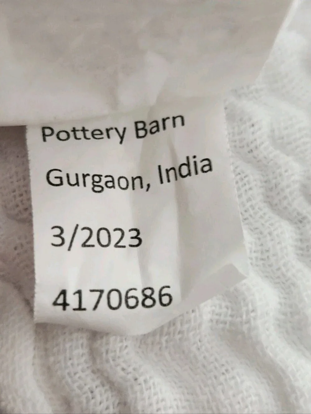 Pottery Barn Cloud Blanket Linen Cotton White King Cal King